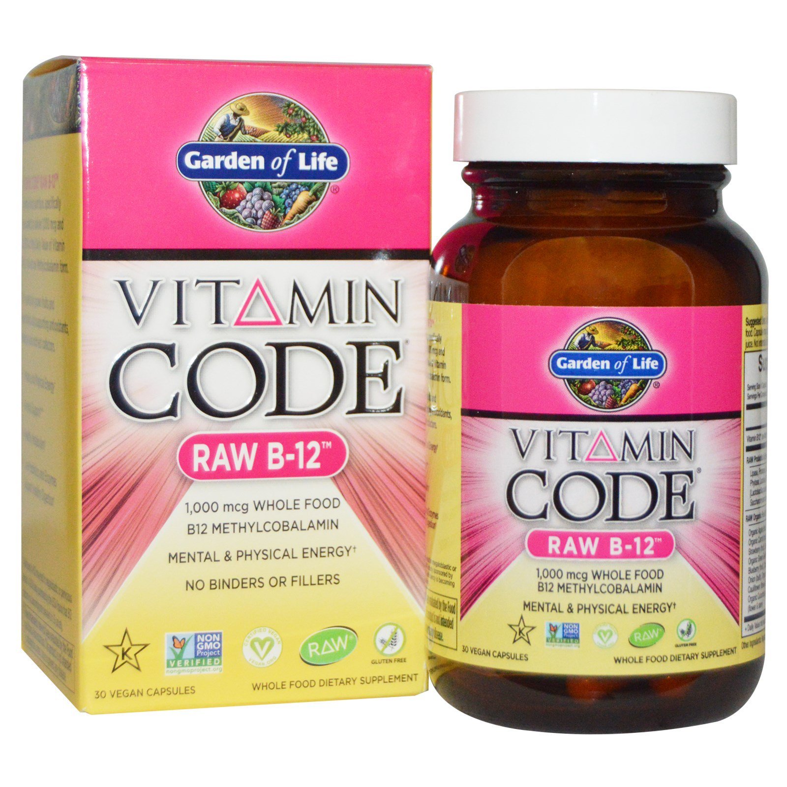 Garden of Life, Vitamin Code, Raw B